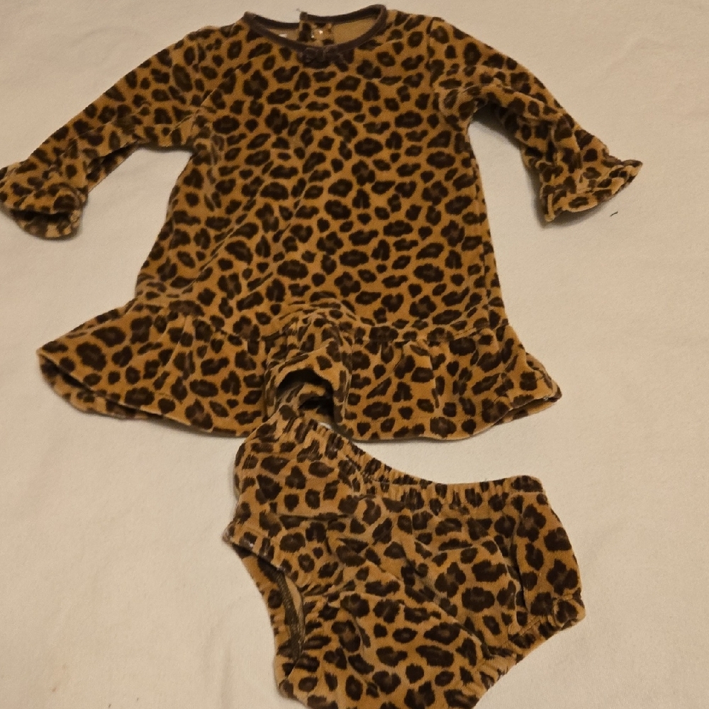 GAP Leopard Print Kids Dress Set